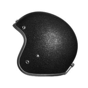 Cruiser 3/4 Shell Helmet - Black Metal Flake 5