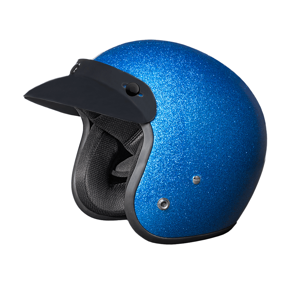 Cruiser 3/4 Shell Helmet - Blue Metal Flake 1