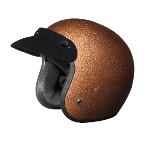 Cruiser 3/4 Shell Helmet - Root Beer Metal Flake 1