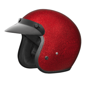 Cruiser 3/4 Shell Helmet - Red Metal Flake 1