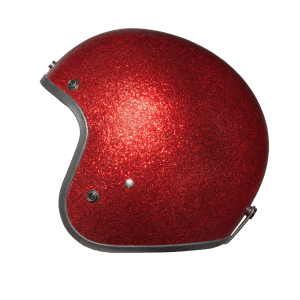 Cruiser 3/4 Shell Helmet - Red Metal Flake 5