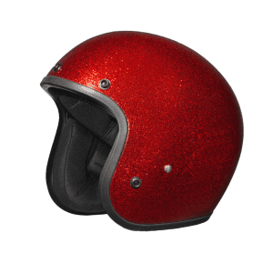 Cruiser 3/4 Shell Helmet - Red Metal Flake 6