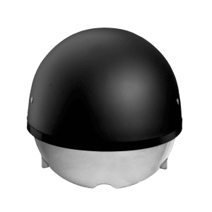 Skull Cap with Inner Shield - Matte Black 5