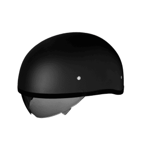 Skull Cap with Inner Shield - Matte Black 4