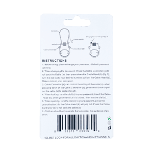 Helmet Lock instructions