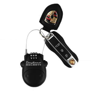 Helmet Lock on keychain