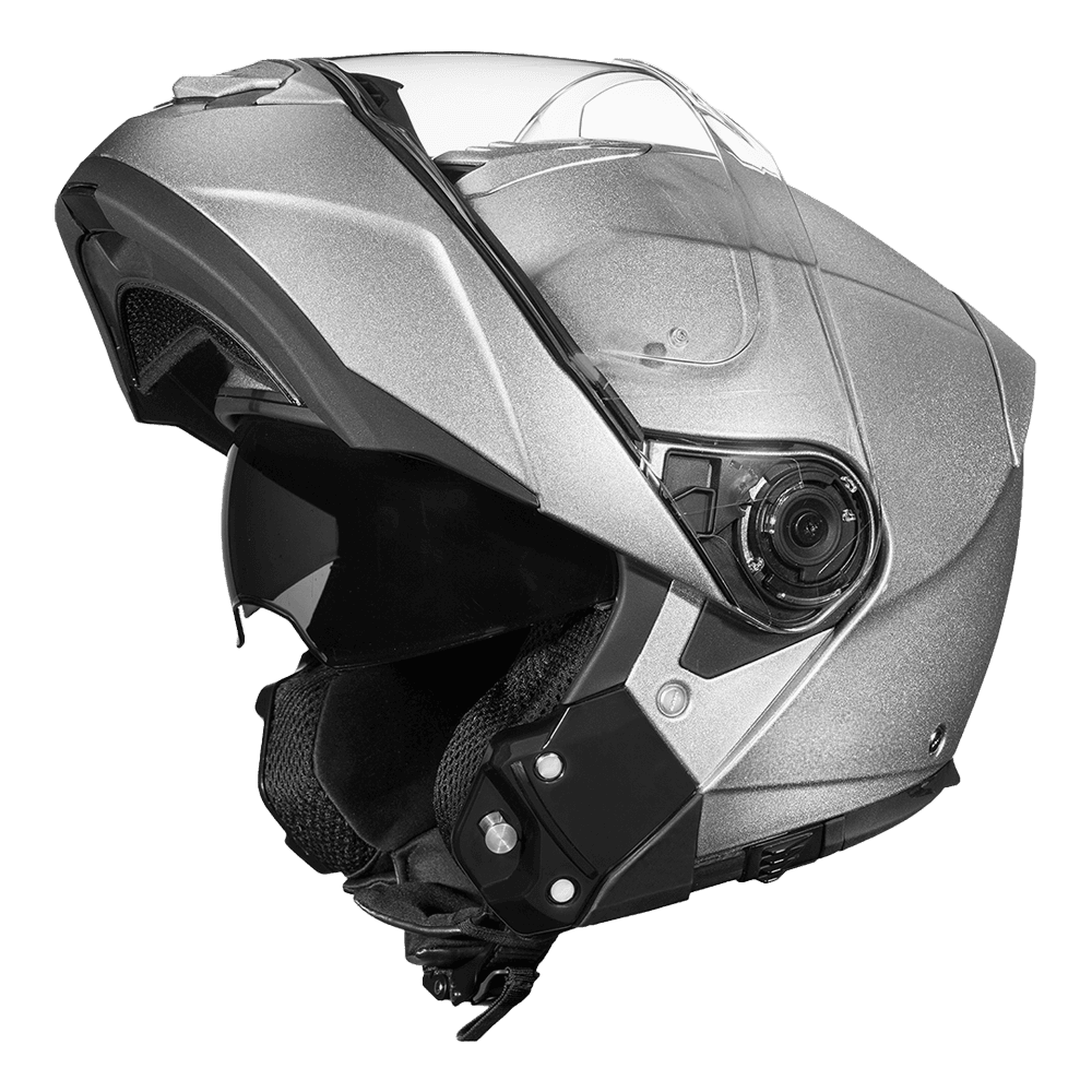 Glide helmet - silver metallic 1