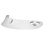 Mini Scoop Visor Chrome