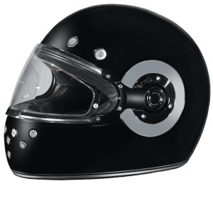 Retro - hi-gloss black with chrome accents 1