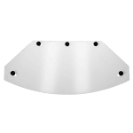 Tear-off 5-snap shield in Clear.