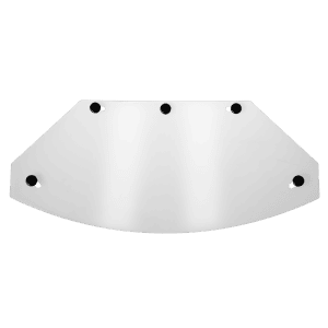 Tear-off 5-snap shield in Clear.