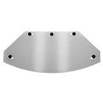 Tear-off 5-snap shield in Smoke.