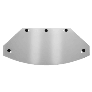 Tear-off 5-snap shield in Smoke.