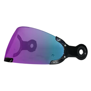 Retro shield in Rainbow